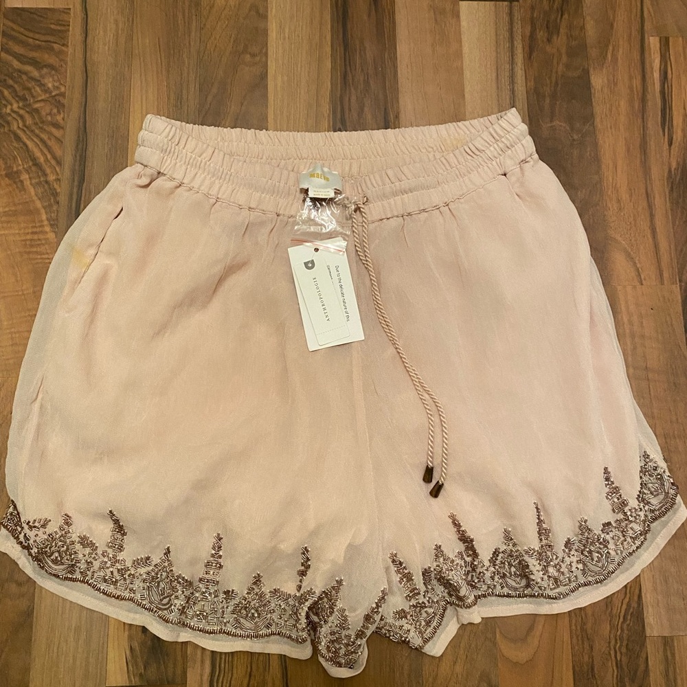 Maeve beaded shorts